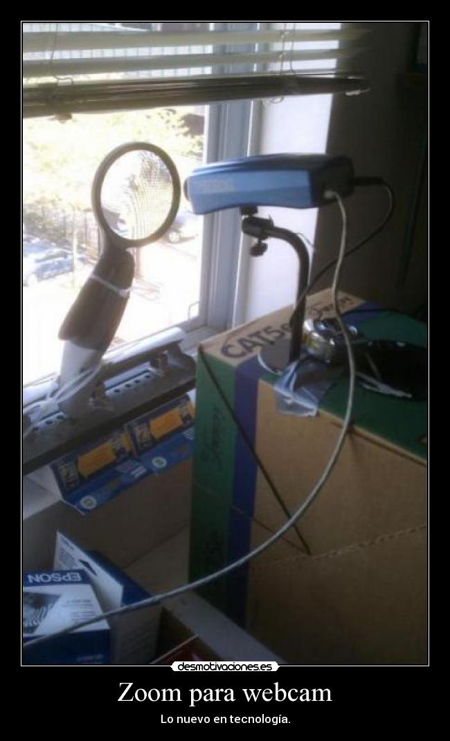Zoom para webcam - Lo nuevo en tecnología.
