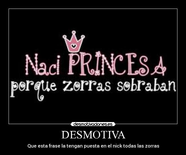 DESMOTIVA -