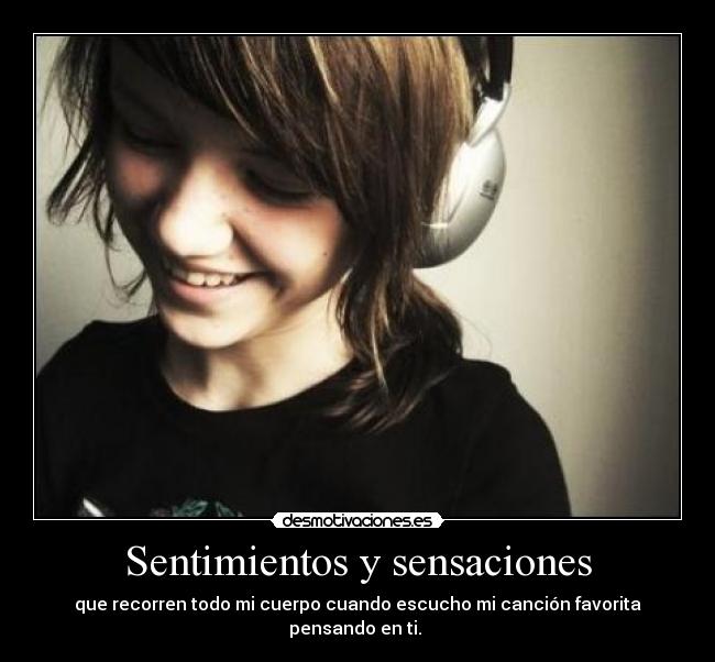 Sentimientos y sensaciones -