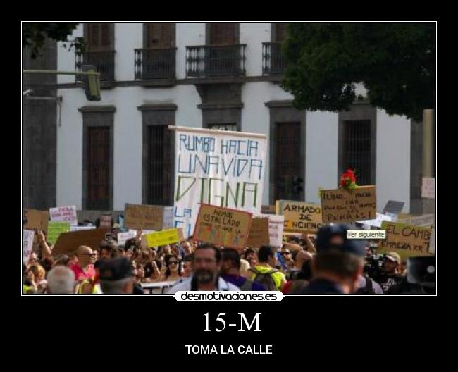 carteles 15m desmotivaciones