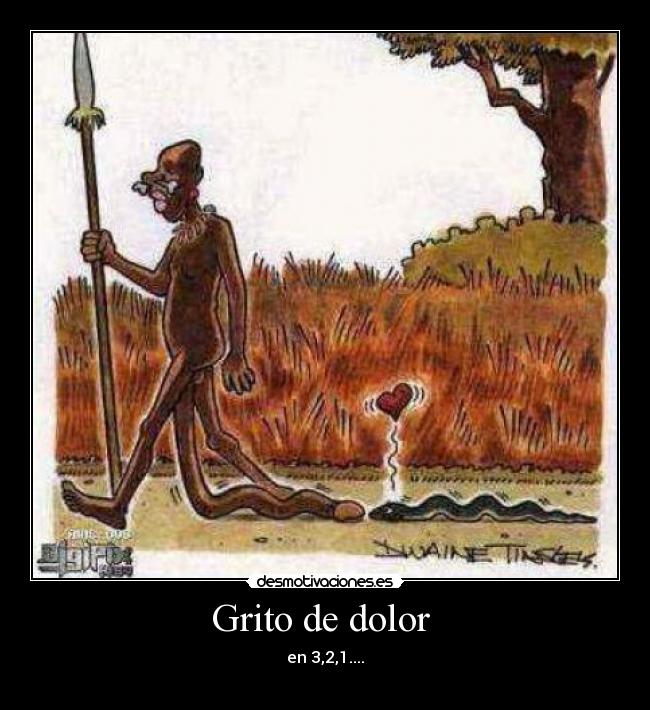 Grito de dolor -