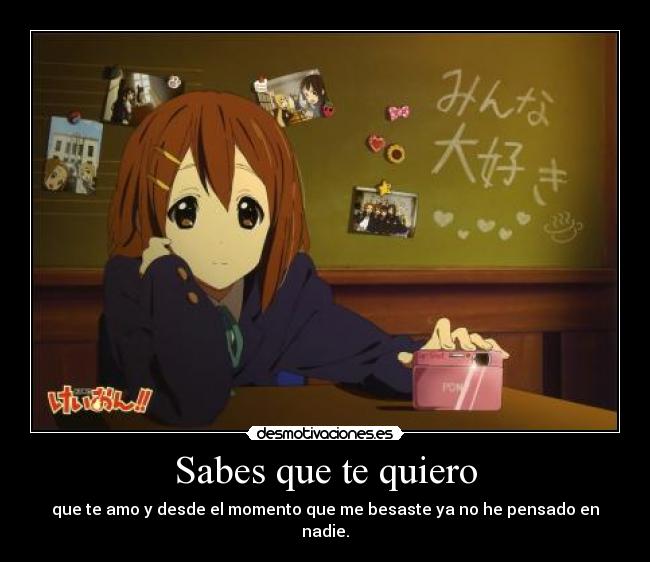 Sabes que te quiero - 