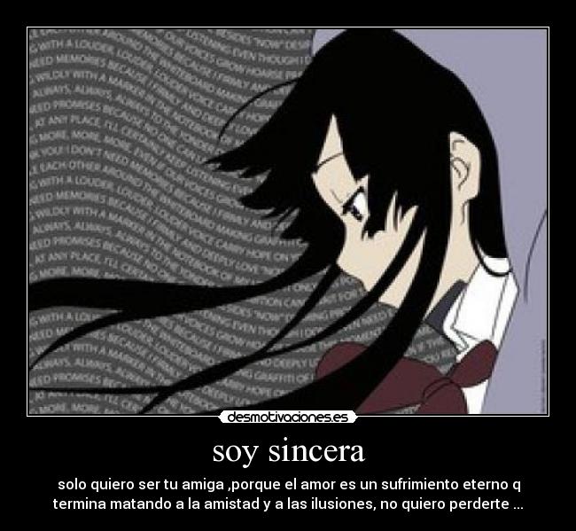 soy sincera - 
