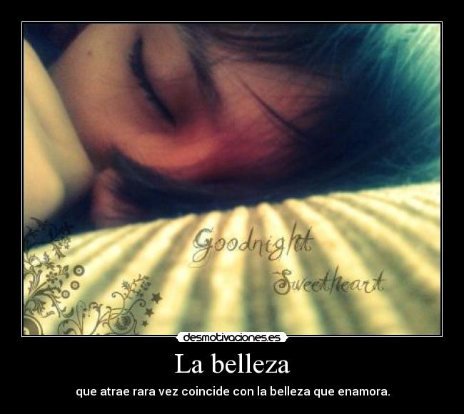 La belleza -