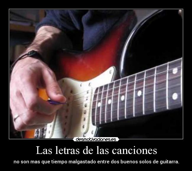 Las letras de las canciones - 
