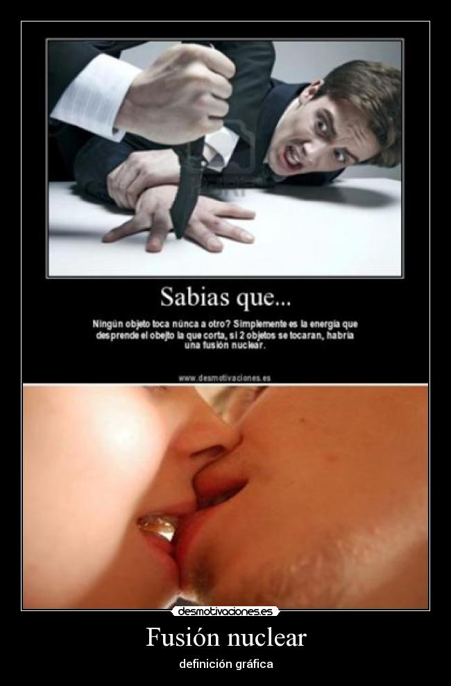 Fusión nuclear - definición gráfica