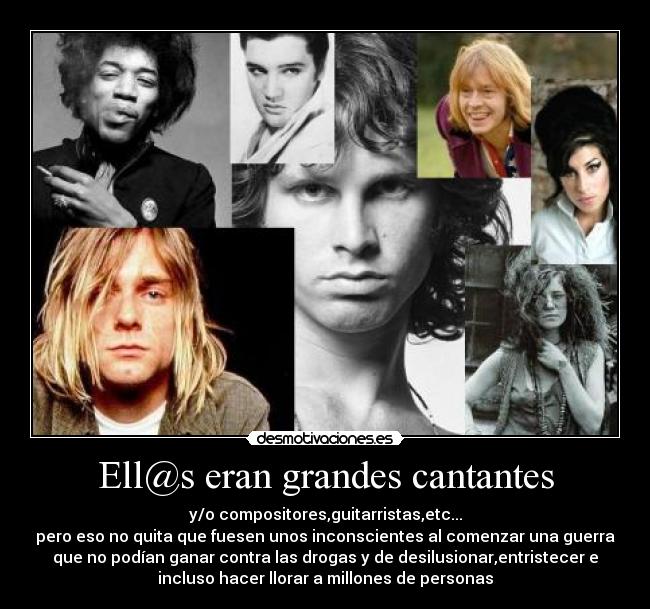 Ell@s eran grandes cantantes - 