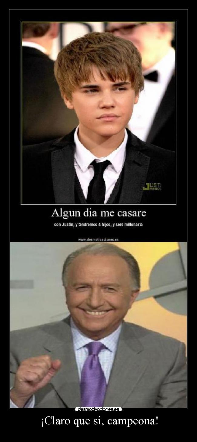 ¡Claro que si, campeona! -