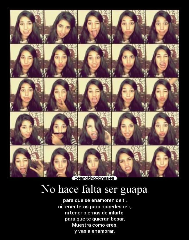No hace falta ser guapa - 