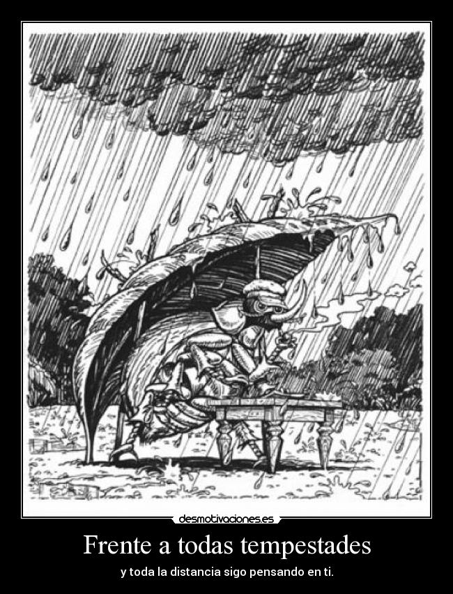 Frente a todas tempestades -