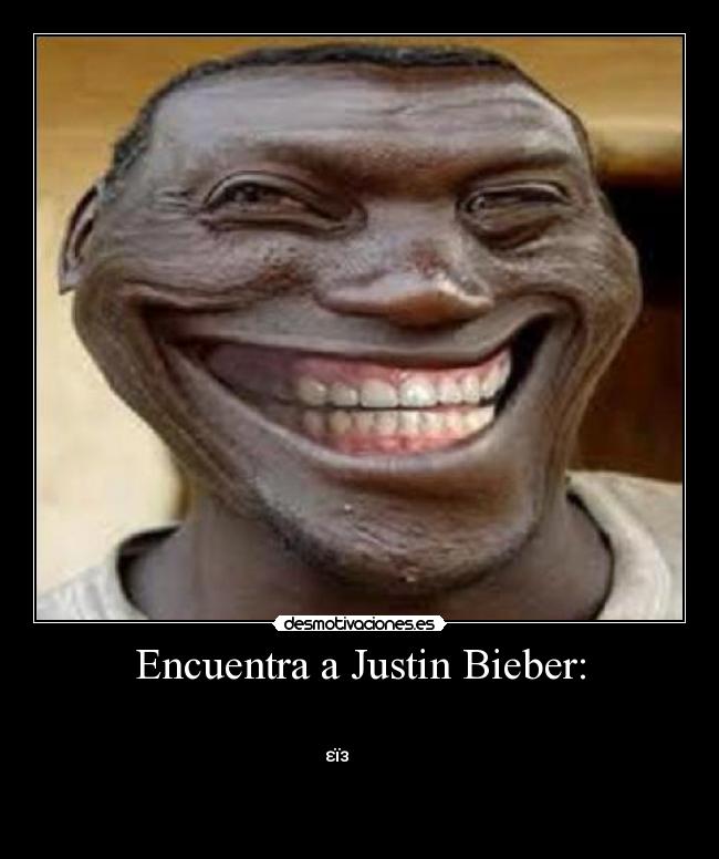 Encuentra a Justin Bieber: -