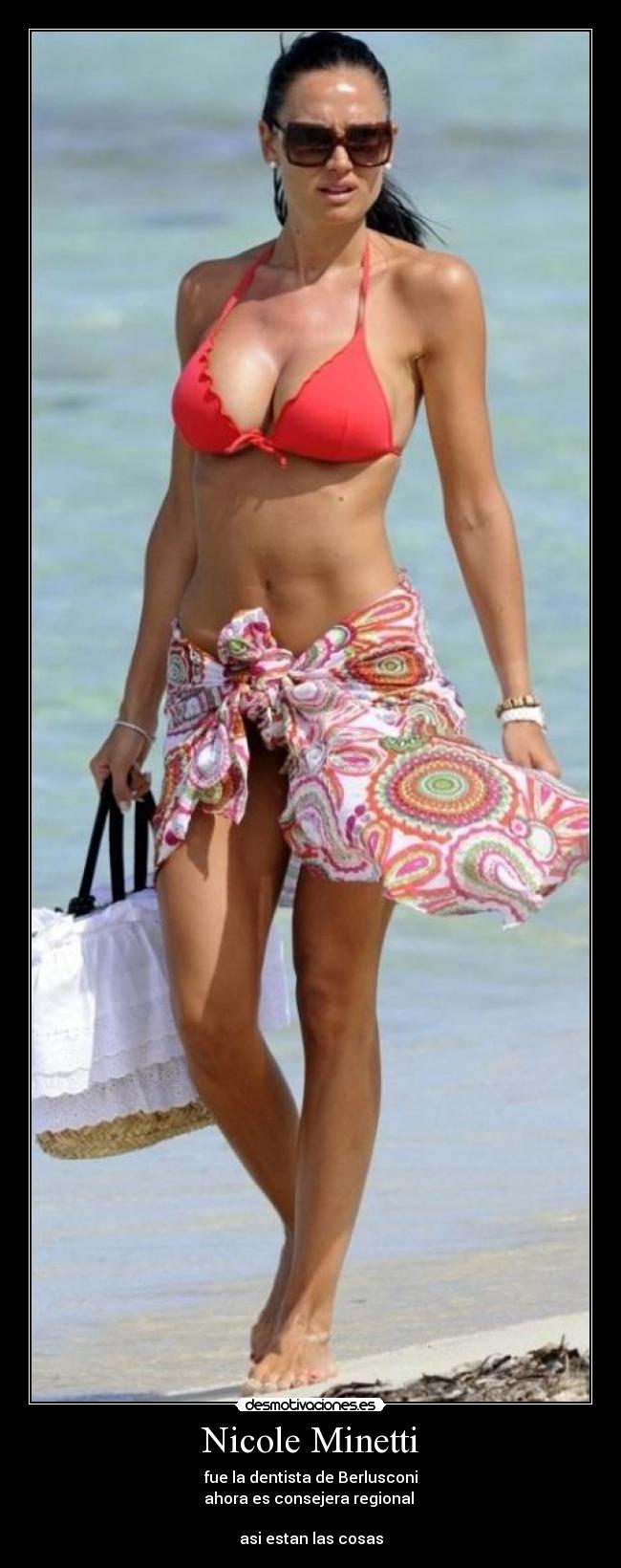 Nicole Minetti - fue la dentista de Berlusconi
ahora es consejera regional 

asi estan las cosas