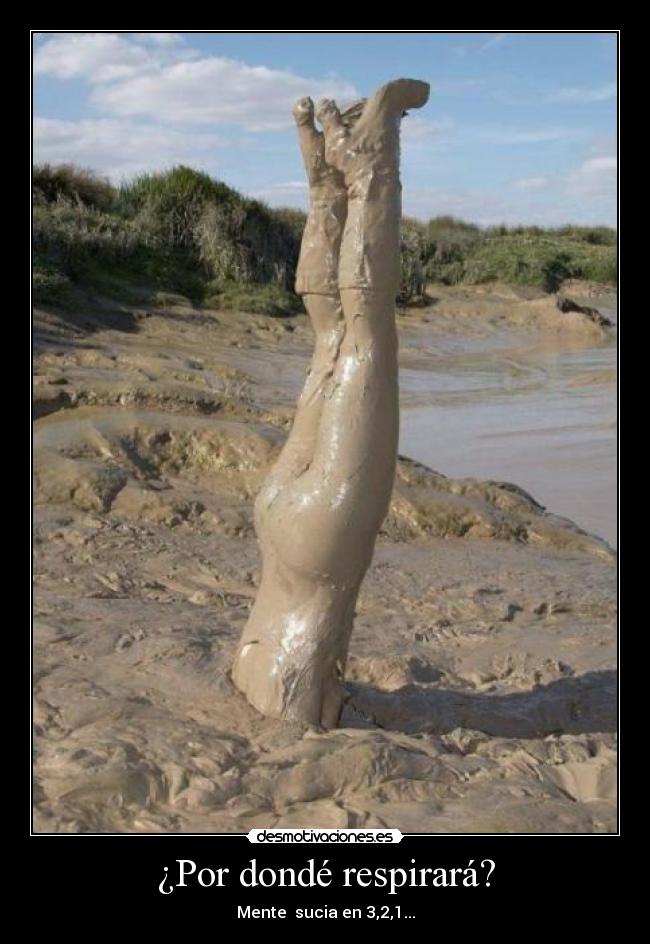 ¿Por dondé respirará? -