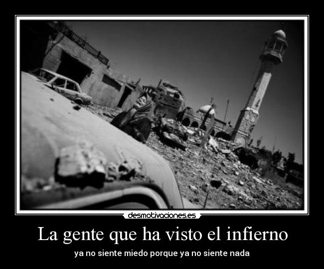 La gente que ha visto el infierno -