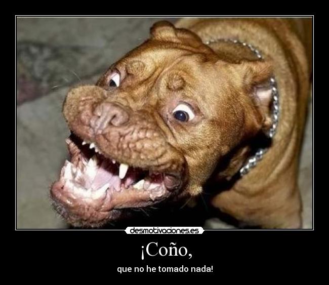 ¡Coño, -