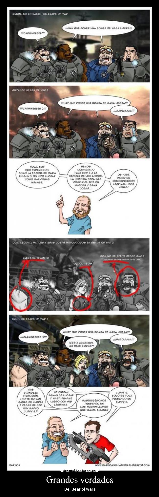 Grandes verdades - Del Gear of wars