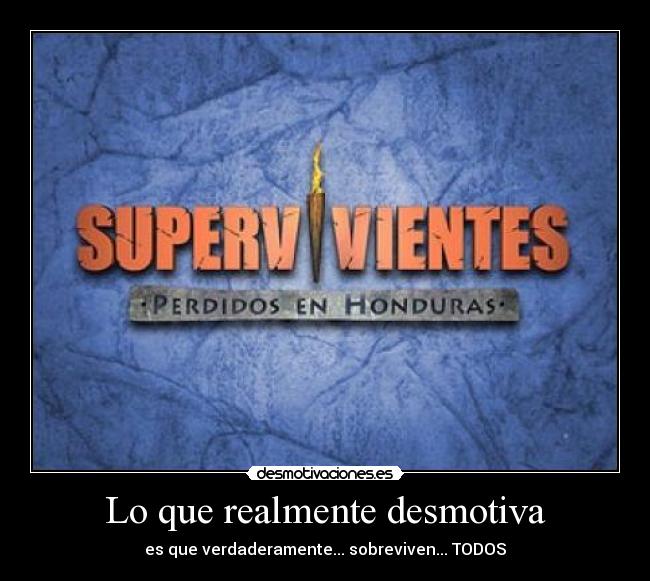 Lo que realmente desmotiva -