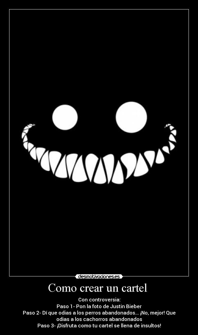 Como crear un cartel -