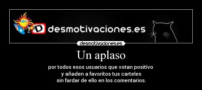 Un aplaso -