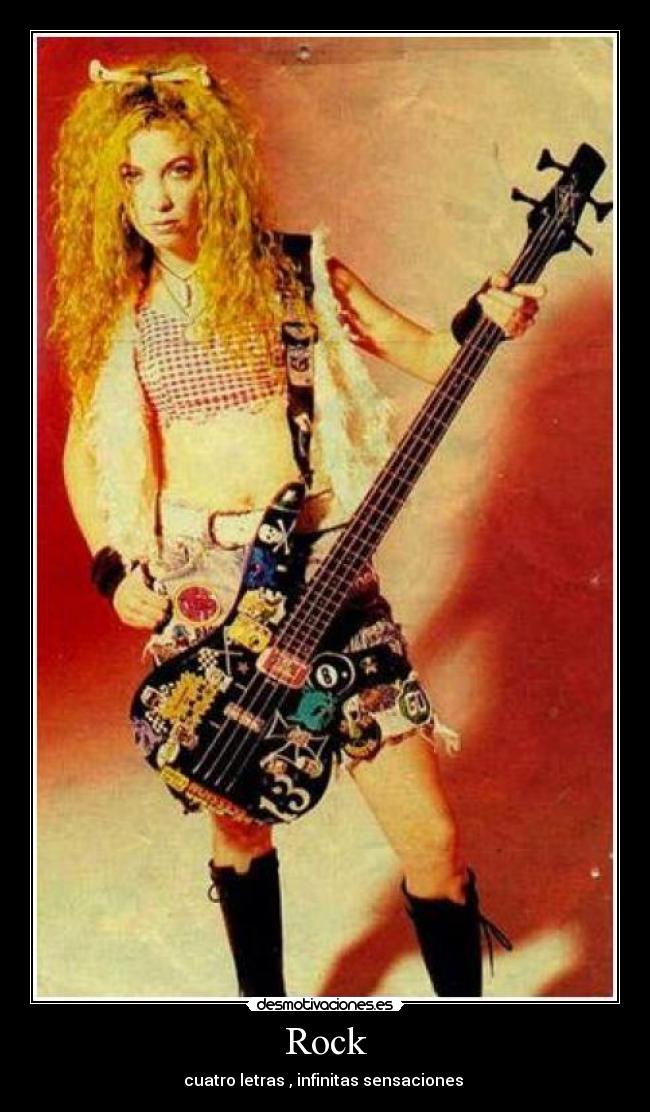 Rock - cuatro letras , infinitas sensaciones