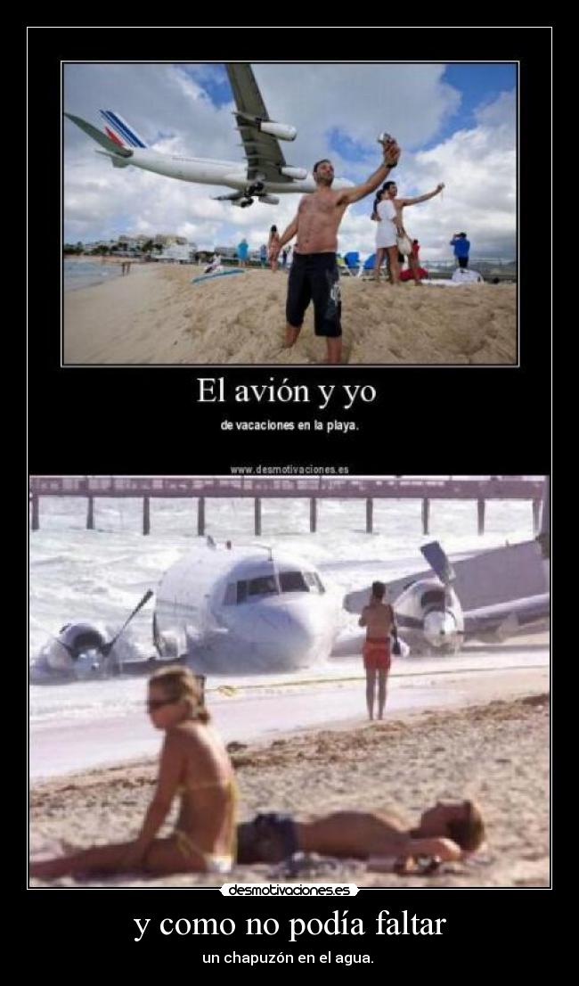 carteles avion desmotivaciones