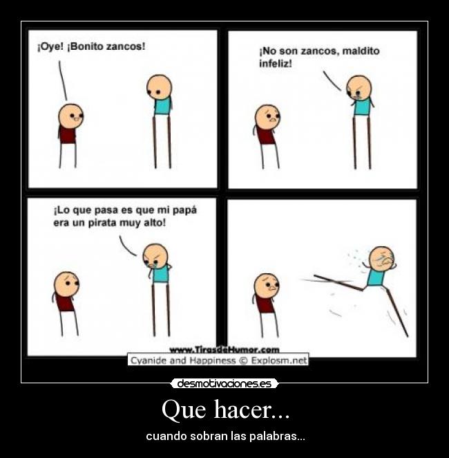 Que hacer... - 