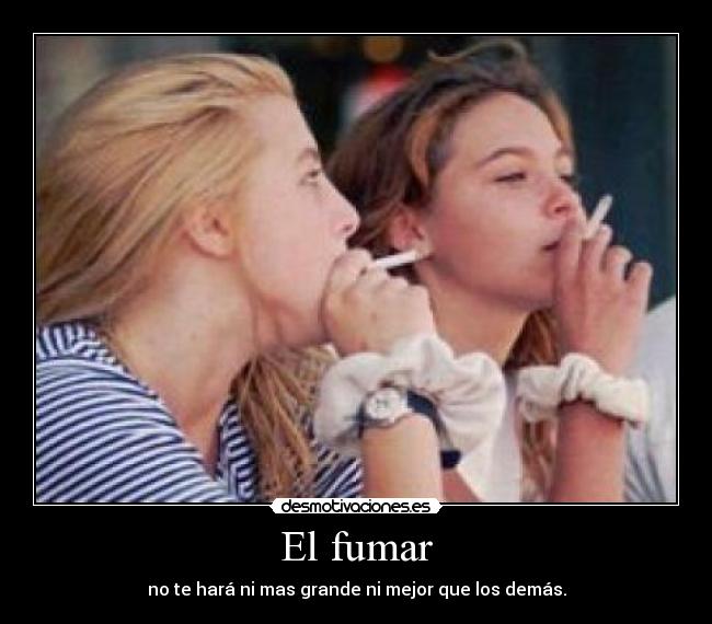 El fumar - 