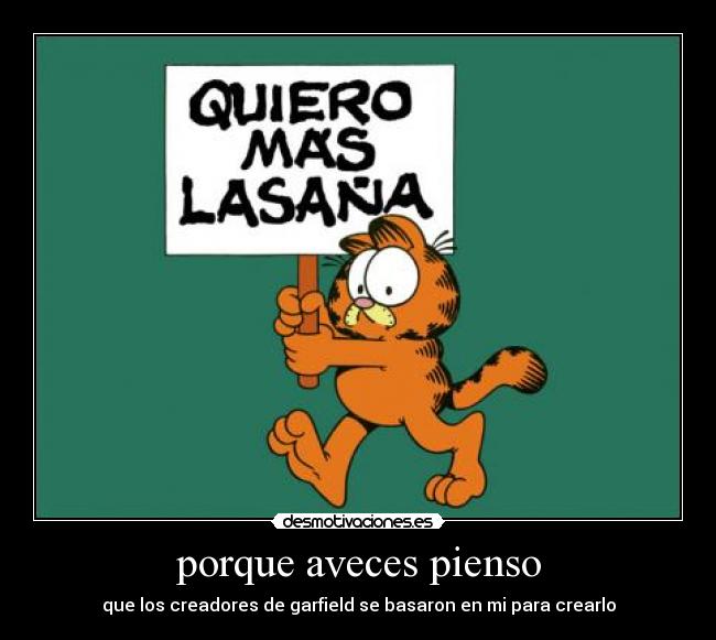 porque aveces pienso -