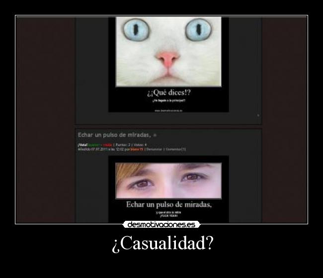 ¿Casualidad? - 