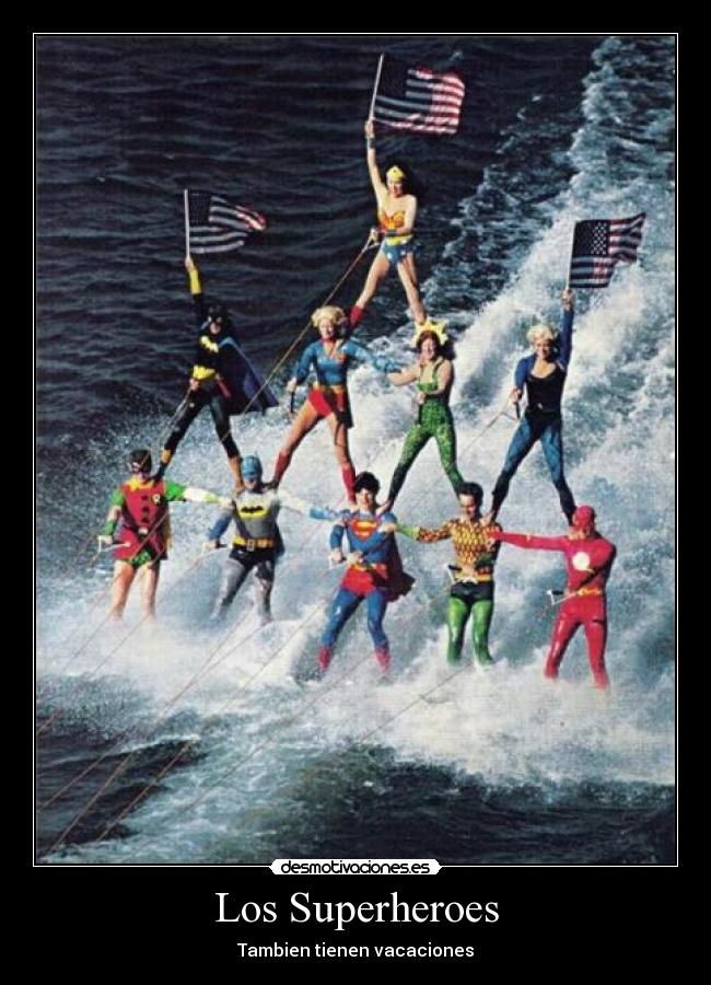 Los Superheroes - Tambien tienen vacaciones