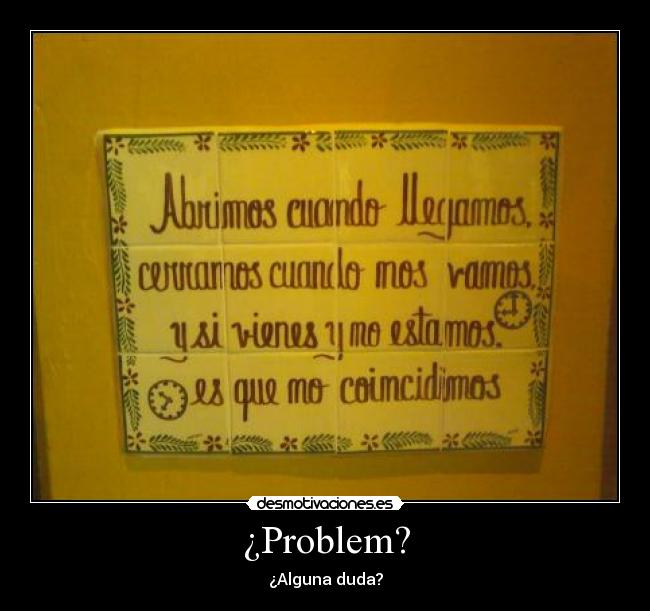 carteles problem desmotivaciones