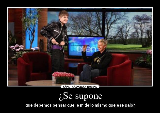 ¿Se supone -