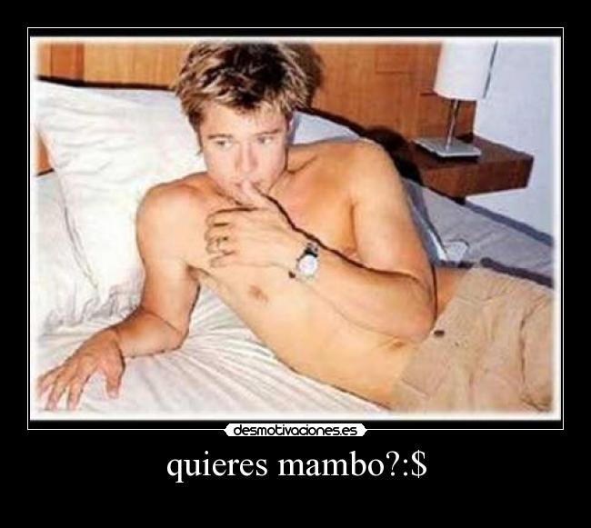 quieres mambo?:$ -