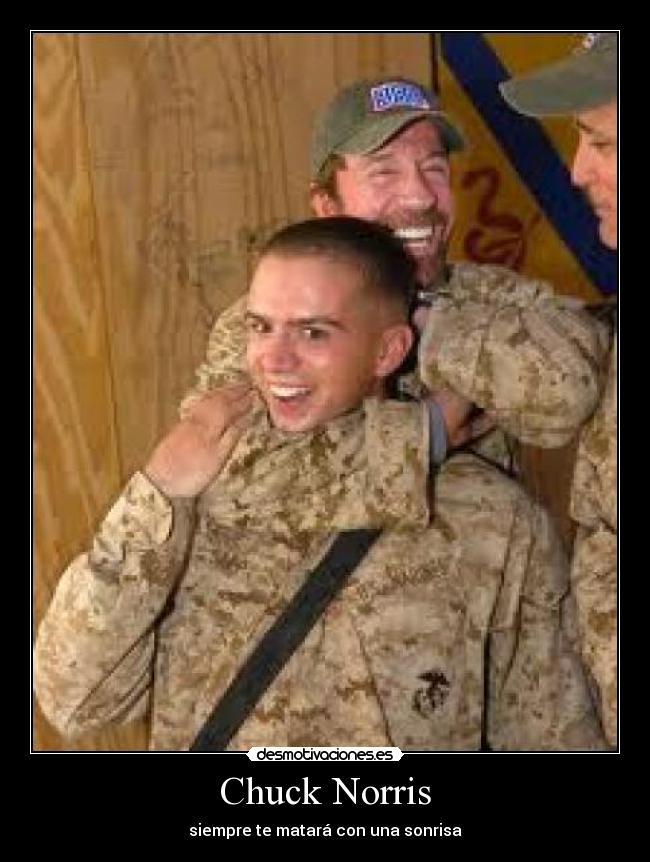 Chuck Norris - siempre te matará con una sonrisa