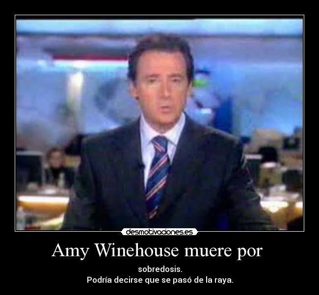 Amy Winehouse muere por  - 