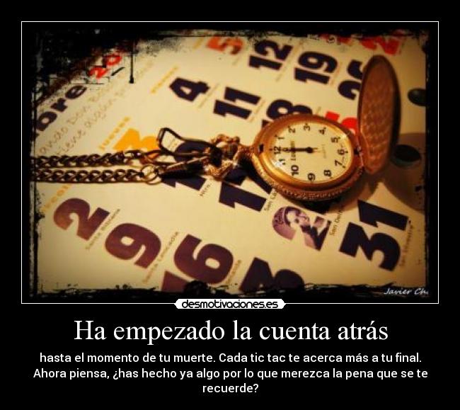 Ha empezado la cuenta atrás - 