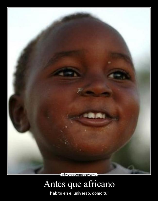 Antes que africano - 