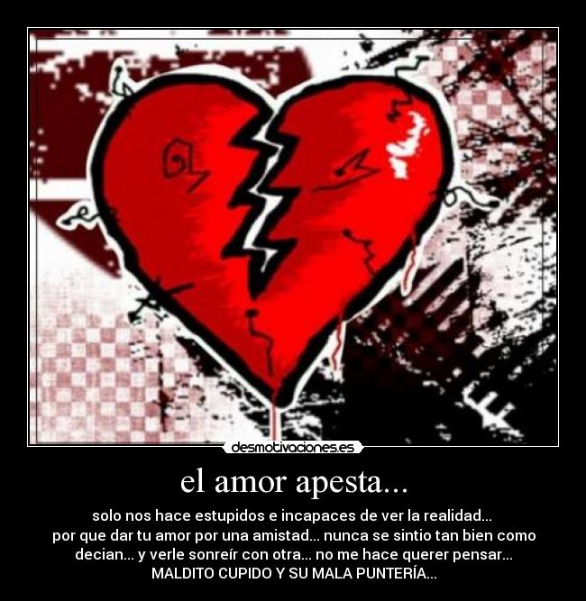 el amor apesta... -