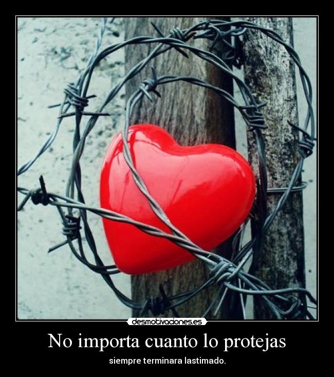 No importa cuanto lo protejas -