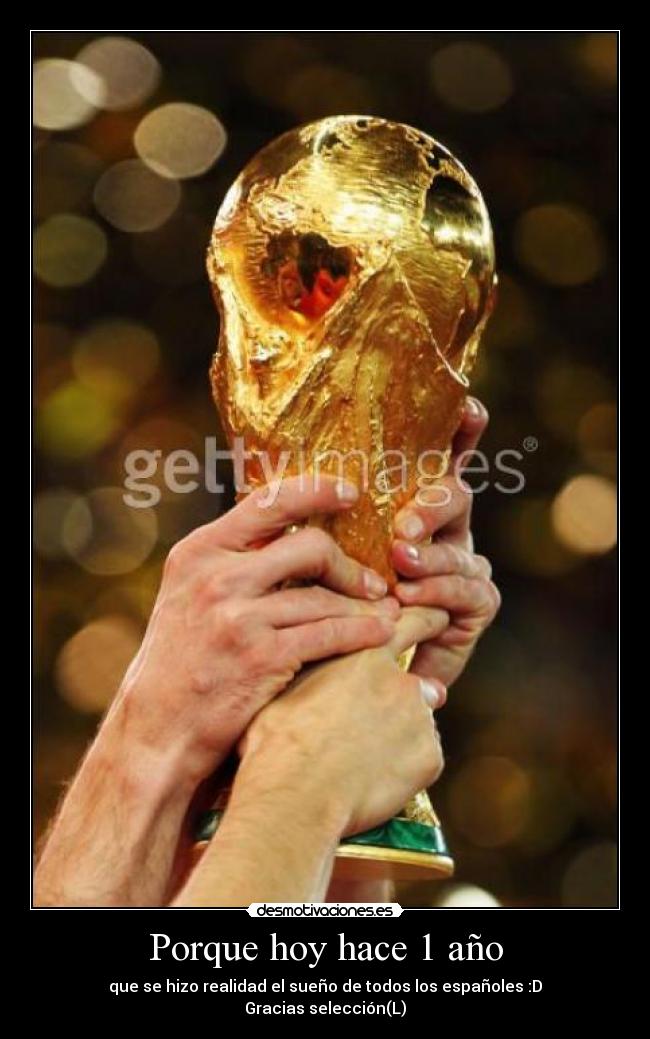 Porque hoy hace 1 año -