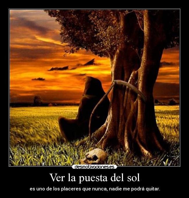 Ver la puesta del sol -