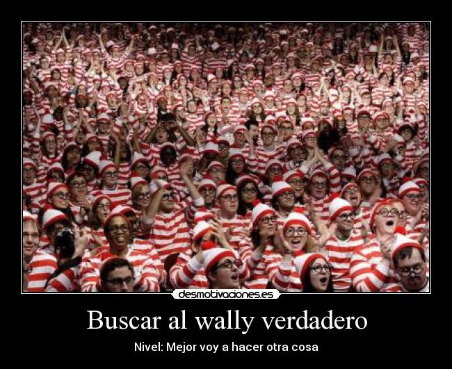 Buscar al wally verdadero - Nivel: Mejor voy a hacer otra cosa