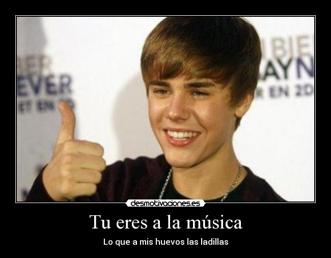 carteles musica justin desmotivaciones