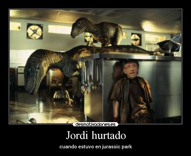 Jordi hurtado - cuando estuvo en jurassic park