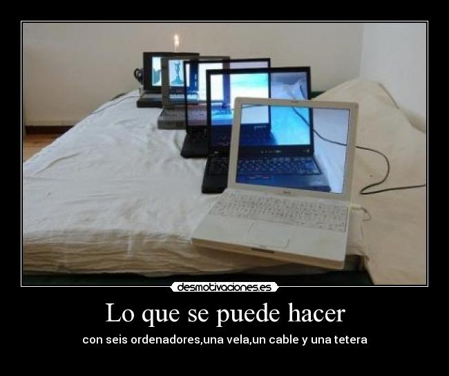 Lo que se puede hacer -