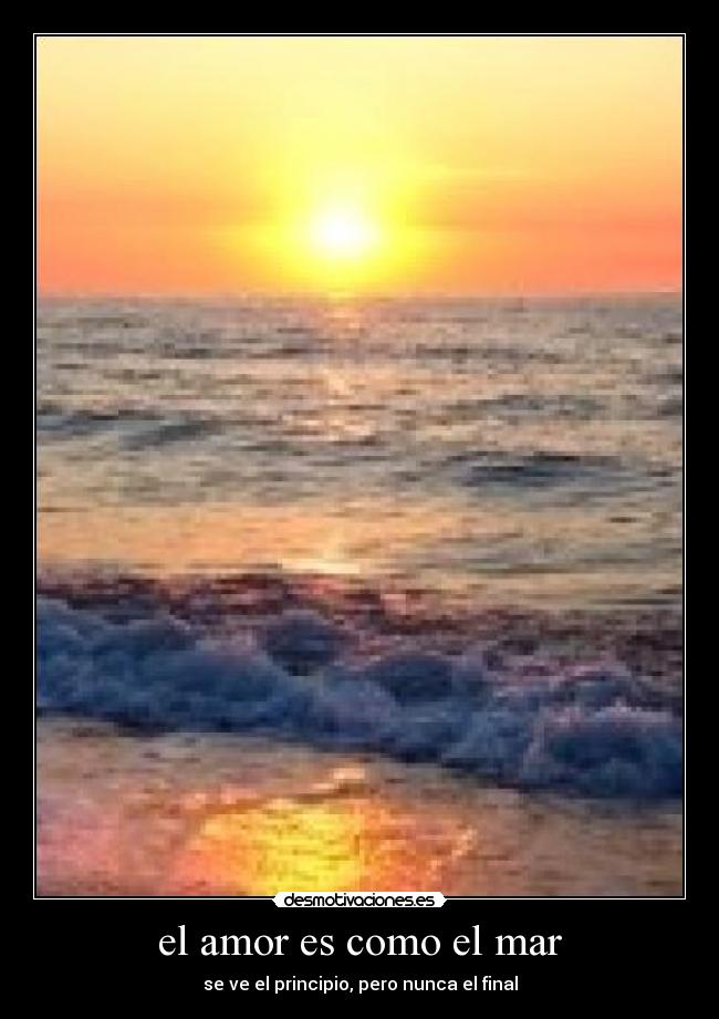 el amor es como el mar - 