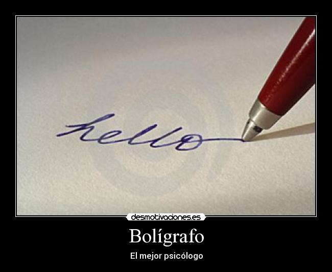 Bolígrafo -
