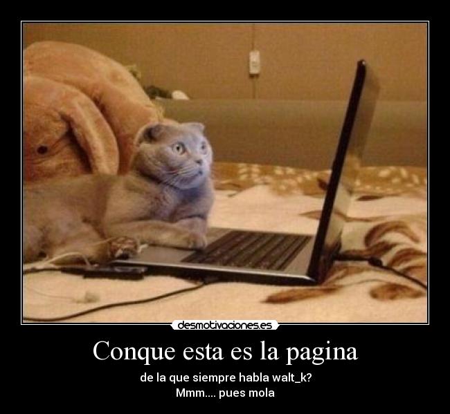 Conque esta es la pagina - de la que siempre habla walt_k?
Mmm.... pues mola