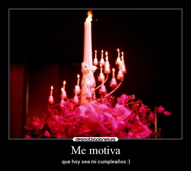 Me motiva -