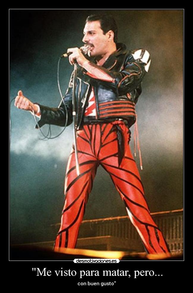 Me visto para matar, pero... - con buen gusto